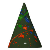 Glitter Paintball Feest Paint Spatten Feesthoedjes (Rechts)