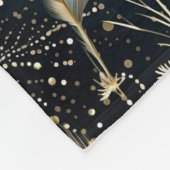 Glitter Pampas Gras Fleece Deken (Hoek)