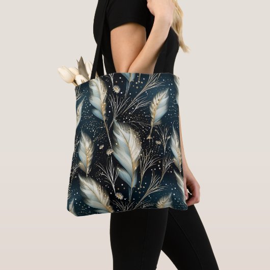 Glitter Pampas Gras Tote Bag (Dichtbij)