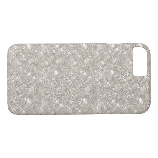 Glitter parel geweven ontwerp Case-Mate iPhone case (Achterkant (Horizontaal))