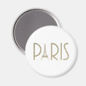Glitter PARIS Magnet (Voorkant / Achterkant)
