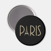 Glitter PARIS Magnet (Voorkant / Achterkant)