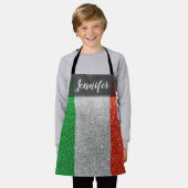 Glitter Party Chef Baker Artist Italië Italië Schort (Gedragen)