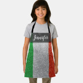 Glitter Party Chef Baker Artist Italië Italië Schort (Insitu)