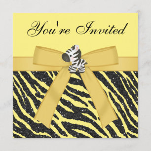 Glitter Party, Cupcakes & Animal Print Kaart