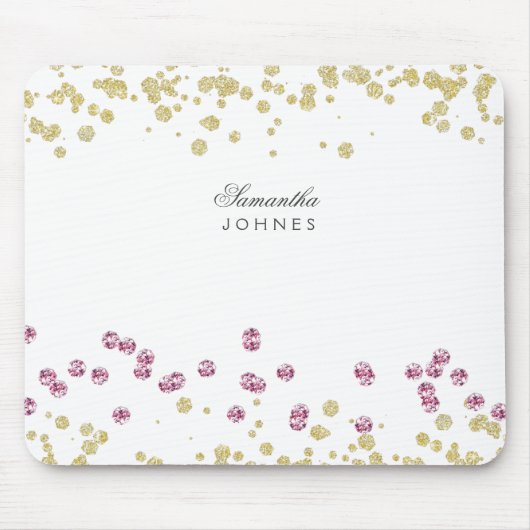 Glitter Party ⎥ Gepersonaliseerde Mousepad Muismat (Voorkant)