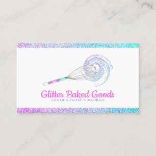 Glitter Pastry Logo Bakery whisky Visitekaartje