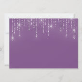 Glitter patroon blanco uitnodiging (Achterkant)
