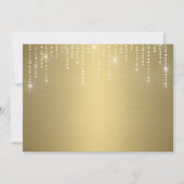 Glitter patroon blanco uitnodiging (Voorkant)