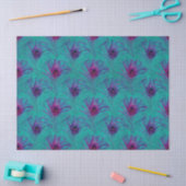 Glitter Pauwveer Serie Design 12 Tissuepapier (Craft)