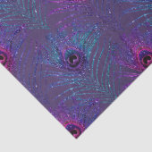 Glitter Pauwveer Serie Design 13 Tissuepapier (Detail)