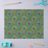 Glitter Pauwveer Serie Design 17 Tissuepapier (Craft)