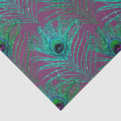 Glitter Pauwveer Serie Design 6 Tissuepapier (Detail)