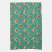 Glitter Pauwveren Patroon  Theedoek (Verticaal)