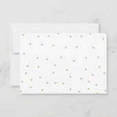 Glitter Peony Wedding RSVP-kaarten RSVP Kaartje (Achterkant)