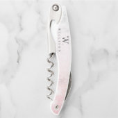 Glitter Personalized Marble Kurkentrekker (Voorkant)