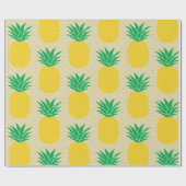 Glitter Pineappel Cadeaupapier (Vlak)