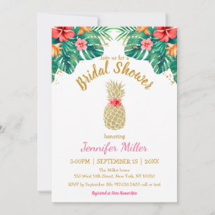Glitter Pineappel Vrijgezellenfeest I Kaart