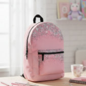 Glitter Pink Backpack: Discover Your Style  Bedrukte Rugzak