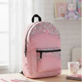 Glitter Pink Backpack: Discover Your Style  Bedrukte Rugzak