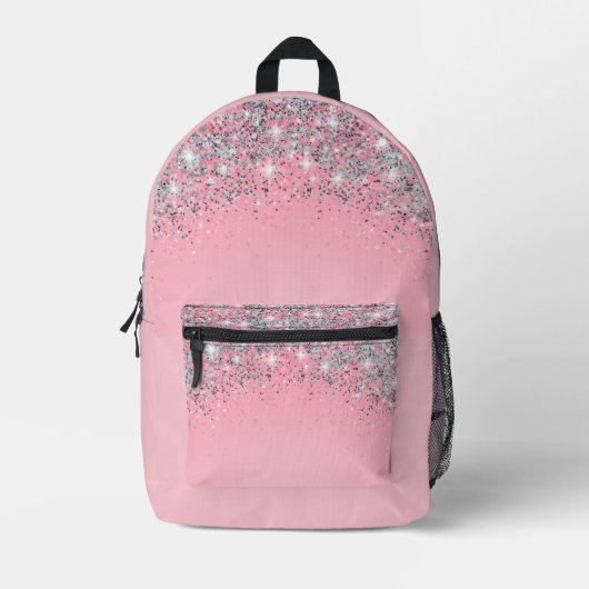 Glitter Pink Backpack: Discover Your Style  Bedrukte Rugzak (Voorkant)