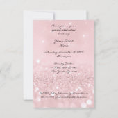 Glitter Pink Blush Diamond Vip Lashes Eye Glitter Kaart (Achterkant)