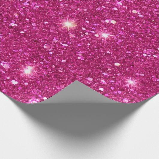 Glitter Pink  Cadeaupapier (Hoek)