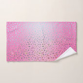 Glitter Pink Cheetah Print Bad Handdoek (Handdoek)
