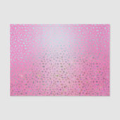 Glitter Pink Cheetah Print Tissuepapier (Voorkant)