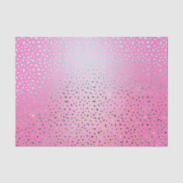 Glitter Pink Cheetah Print Tissuepapier