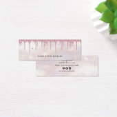 Glitter Pink ・ Earring Hoops Studs Mini Display Ka Mini Visitekaartjes (Bureau)