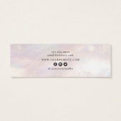 Glitter Pink ・ Earring Hoops Studs Mini Display Ka Visitekaartjes (Achterkant)