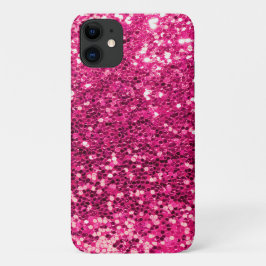 Glitter Pink Elegant Bling Glam Girly Case-Mate iPhone Case