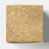 Glitter Pink Floral Wedding op maat Bedankdoosjes (Bovenkant)