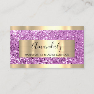 Glitter Pink Gold Lijst Glam Pink Moderne Lichtgew Visitekaartje