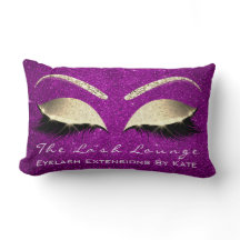 Glitter Pink Gold Makeup Eye Lash Beauty Studio