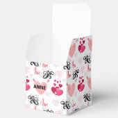 glitter pink heart vibrant romantic wallpaper bedankdoosjes (Geopend)