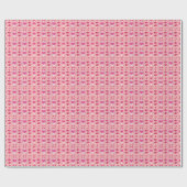 glitter pink heart vibrant romantic wallpaper cadeaupapier (Vlak)
