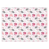 glitter pink heart vibrant romantic wallpaper tafelkleed (Voorkant (Horizontaal))