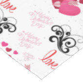 glitter pink heart vibrant romantic wallpaper tafelkleed (Gekanteld)