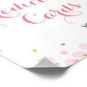 Glitter Pink Moon Verlaat uw voorspelling Poster (Hoek)