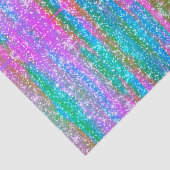 Glitter Pink Paars Blauwgroen Blue Girly Ontkoppel Tissuepapier (Detail)