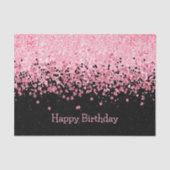 Glitter Pink Sparkly Tissuepapier (Voorkant)