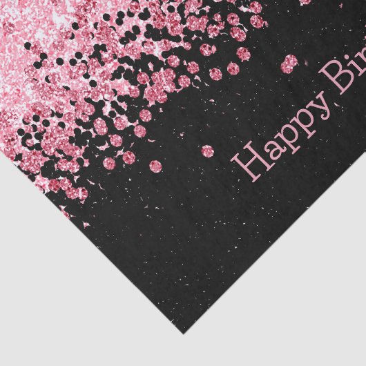 Glitter Pink Sparkly Tissuepapier (Detail)