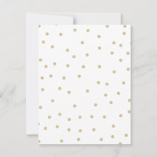 Glitter Pioen Save the Date Aankondigingen (Achterkant)