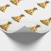 glitter pizza kerstboom cadeaupapier (Hoek)