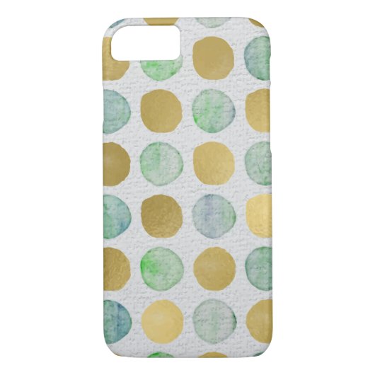 Glitter Polka Dot Pattern Case-Mate iPhone Case (Achterkant)