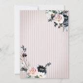 Glitter pompoen bloemen verjaardag kaart (Achterkant)