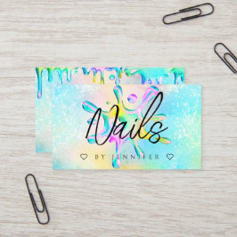 Glitter Poolse weekmaker voor holografisch gebruik Visitekaartje