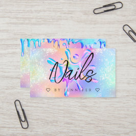 Glitter Poolse weekmaker voor holografisch gebruik Visitekaartje